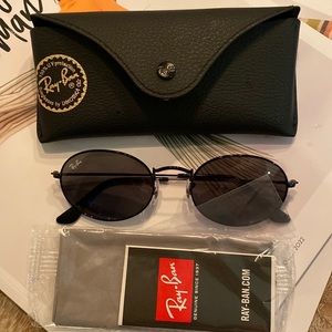 RayBan oval sunglasses RB 3547 Grey/ Black new